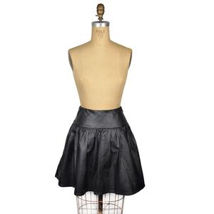 FRENCH CONNECTION Vegan Leather Flared Skater Mini